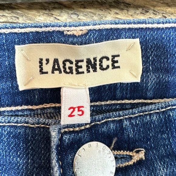 L'Agence Sada Jean in Portland shade Ankle crop denim Size 25 NWT - Picture 4 of 6